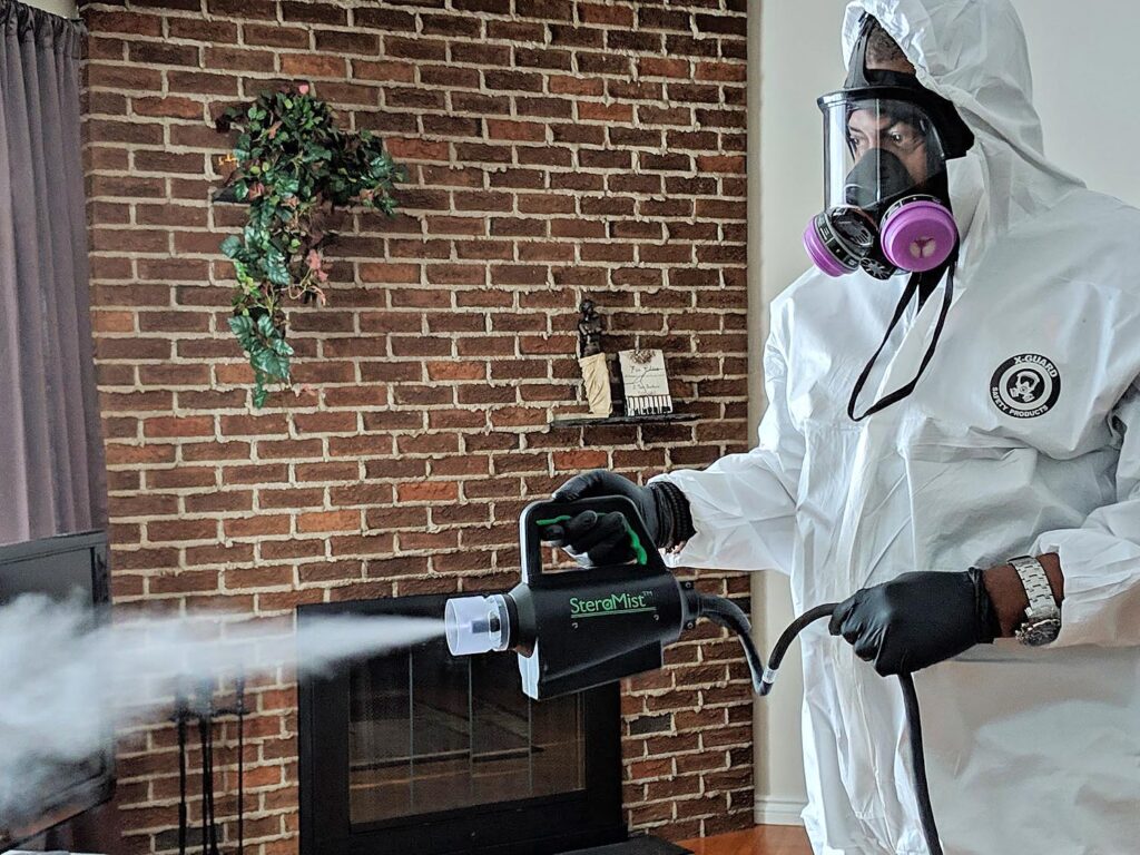 sanitization and odour removal