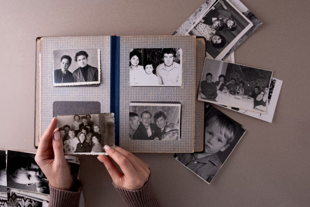 Calgary Contents technician triaging soot-damaged belongings into save and discard piles